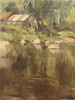 PAT'S POOL, CUSHENDUN, COUNTY ANTRIM by Maurice Canning Wilks sold for 4,190 at Whyte's Auctions