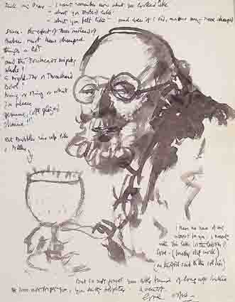 ILLUSTRATED LETTER TO WILLIAM SINCLAIR by Sir William Orpen KBE RA RI RHA (1878-1931) at Whyte's Auctions