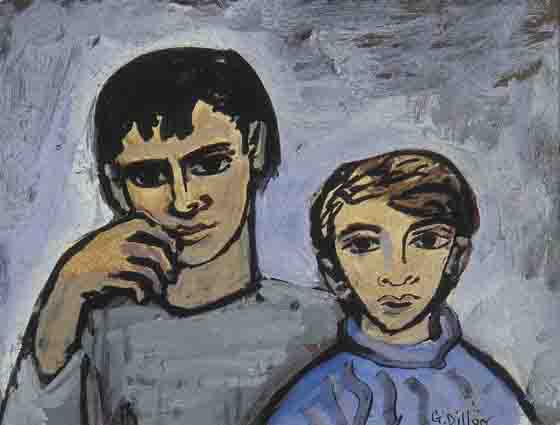 TWO HEADS by Gerard Dillon (1916-1971) at Whyte's Auctions