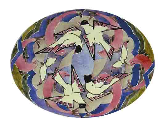 SEAGULLS AND DOLPHINS by Mary Swanzy HRHA (1852-1978) at Whyte's Auctions