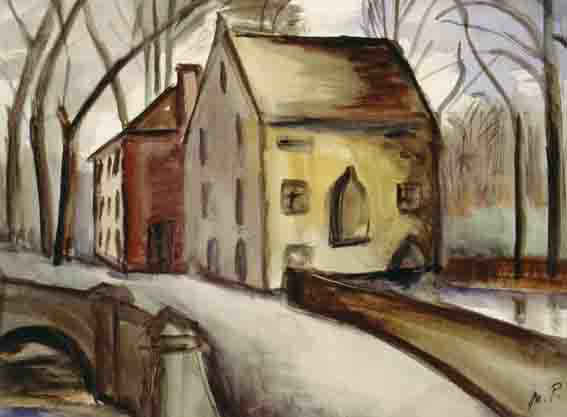 OLD MILL MIDHURST, SUSSEX by Moila Powell (1895-1994) at Whyte's Auctions