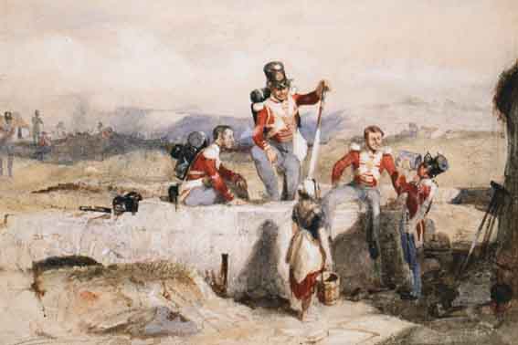 SOLDIERS OF THE 48TH REGIMENT, COUNTY CARLOW 1848 by Erskine Nicol sold for 1,650 at Whyte's Auctions
