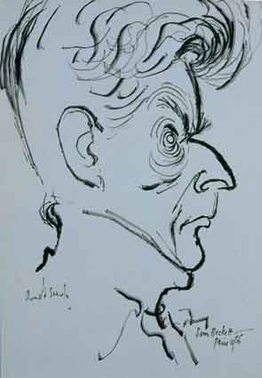 SAM BECKETT by Ronald Searle (b.1920) at Whyte's Auctions