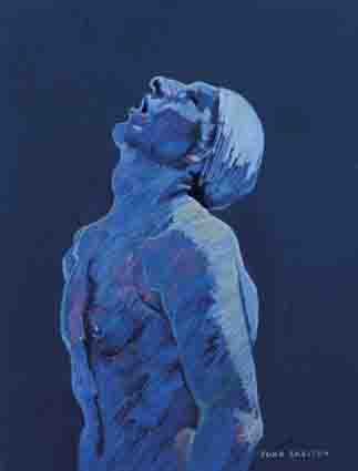 EXHAUSTED SWIMMER (PORTRAIT OF DUNCAN GOODLINE) by John Skelton sold for 1,650 at Whyte's Auctions