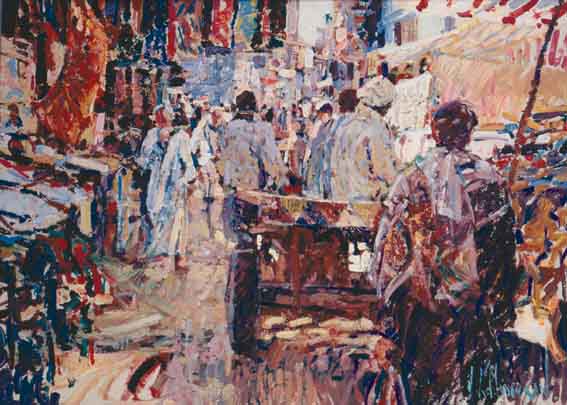 MARKET STUDY, LUXOR by Arthur K. Maderson sold for �7,237 at Whyte's Auctions