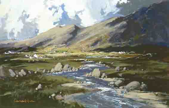 DONEGAL LANDSCAPE by George K. Gillespie sold for �6,983 at Whyte's Auctions