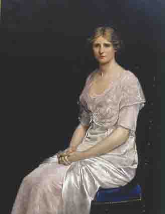 PORTRAIT OF A LADY by Leo Whelan sold for �3,809 at Whyte's Auctions