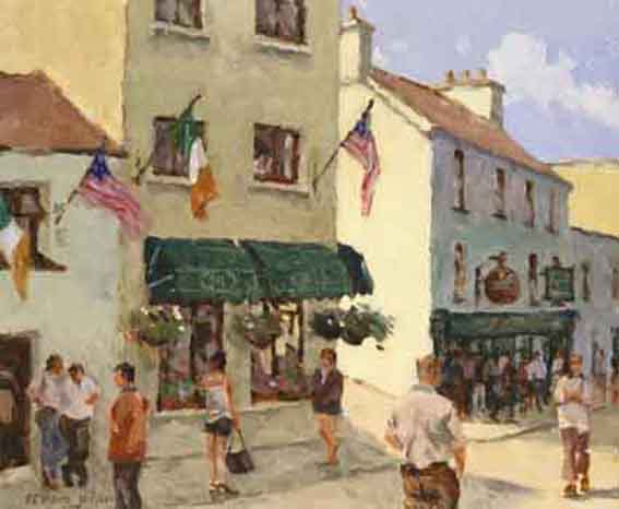 REGATTA DAY, ROUNDSTONE by Desmond Hickey (1937-2007) at Whyte's Auctions