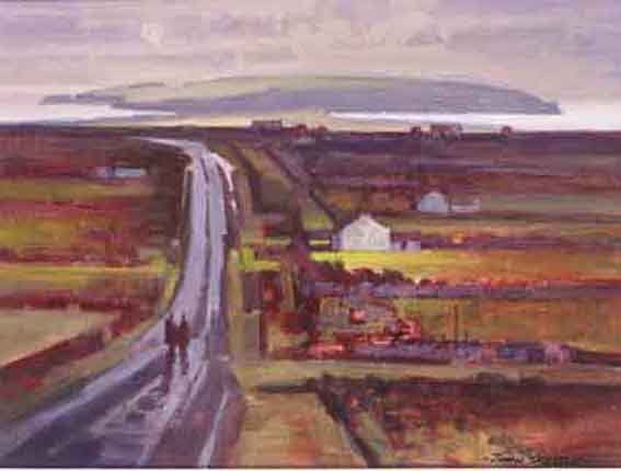 ROAD TO THE SEA, ACHILL ISLAND, COUNTY MAYO by John Skelton (1923-2009) at Whyte's Auctions