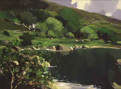 GLENDUN RIVER, CUSHENDUN, COUNTY ANTRIM by George K. Gillespie RUA (1924-1995) at Whyte's Auctions