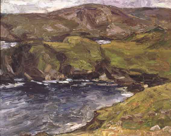 THE ROAD TO MALINBEG (NEAR GLENCOLMCILLE, COUNTY DONEGAL) by Paul Nietsche (1885-1950) (1885-1950) at Whyte's Auctions