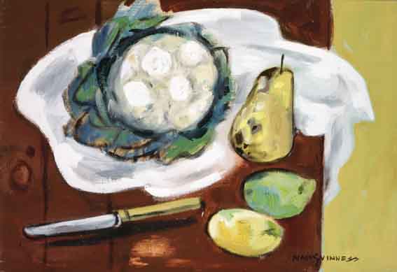 KITCHEN TABLE by Norah McGuinness HRHA (1901-1980) at Whyte's Auctions