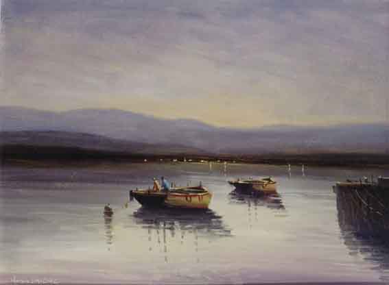 CORRIB FISHING BOATS by Norman J. McCaig sold for �5,200 at Whyte's Auctions