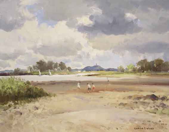 SPRING DAY, STRANGFORD LOUGH, COUNTY DOWN by Maurice Canning Wilks RUA ARHA (1910-1984) at Whyte's Auctions