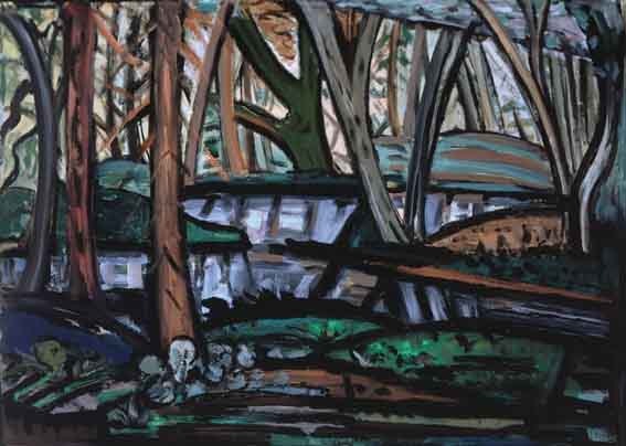 THE LAKE (MARLEY WOOD) by Evie Hone HRHA (1894-1955) at Whyte's Auctions