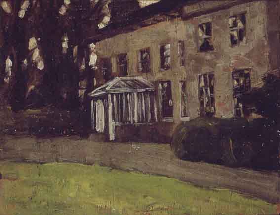 VIEW OF THE ARTIST'S HOUSE, CAHERCONLISH, COUNTY LIMERICK by Norman Garstin (1847-1926) (1847-1926) at Whyte's Auctions