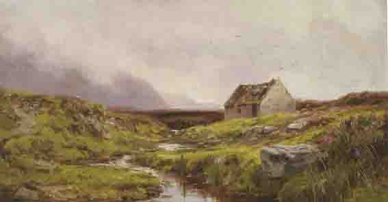 AN ABANDONED COTTAGE by Alexander Williams RHA (1846-1930) at Whyte's Auctions