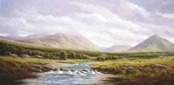 THE MAAMTURKS, CONNEMARA by Gerry Marjoram (b.1936) (b.1936) at Whyte's Auctions
