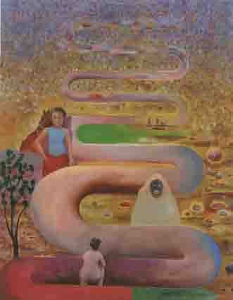 SURREALIST COMPOSITION by Stephen McKenna PPRHA (b.1939) at Whyte's Auctions