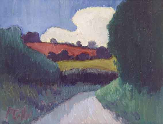 LANDSCAPE NEAR GARRISTOWN, COUNTY DUBLIN by Peter Collis RHA (1929-2012) at Whyte's Auctions