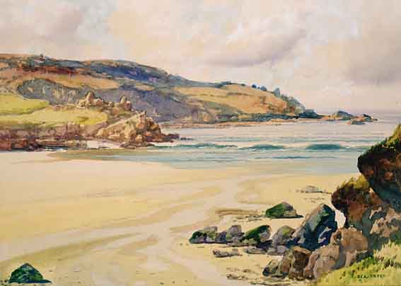 THE COAST, COUNTY DONEGAL by Bea Orpen HRHA (1913-1980) at Whyte's Auctions