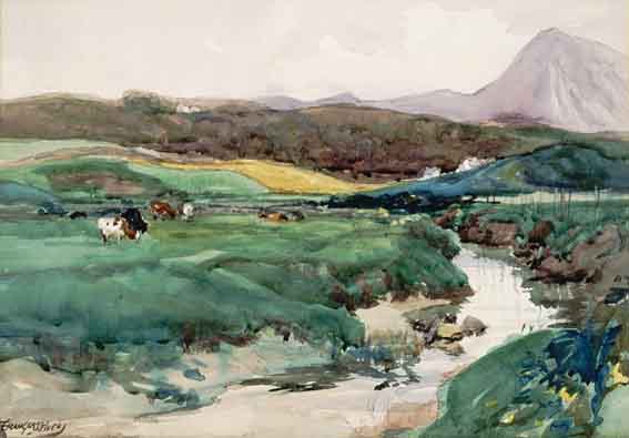 MUCKISH, COUNTY DONEGAL by Frank McKelvey RHA RUA (1895-1974) at Whyte's Auctions