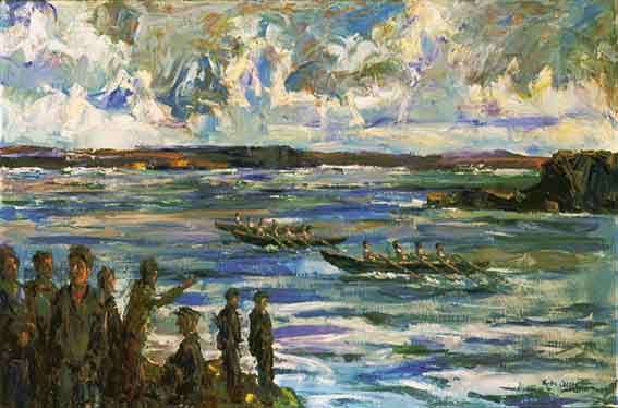 THE REGATTA by Robert Taylor Carson HRUA (1919-2008) at Whyte's Auctions
