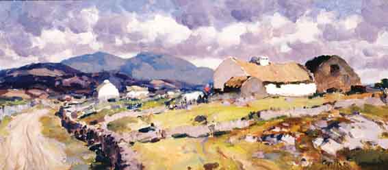 BALLINABOY, CONNEMARA by Gyrth Russell (Canadian 1892-1970) at Whyte's Auctions