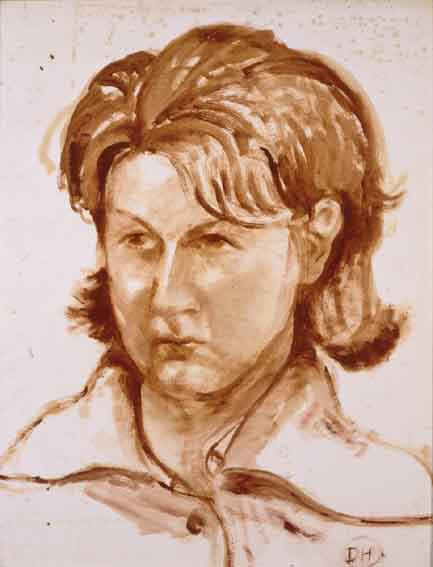PORTRAIT OF SONJA LANDWEER by Derek Hill CBE HRHA (1916-2000) at Whyte's Auctions