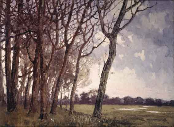 TREES, COUNTY WICKLOW 1930-31 by Paul Henry RHA (1876-1958) at Whyte's Auctions