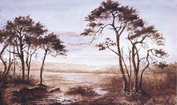 LANDSCAPE WITH TREES by William Percy French sold for 4,400 at Whyte's Auctions