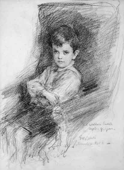 WALLACE RUSSELL, AGED 9 YEARS by John Butler Yeats RHA (1839-1922) at Whyte's Auctions