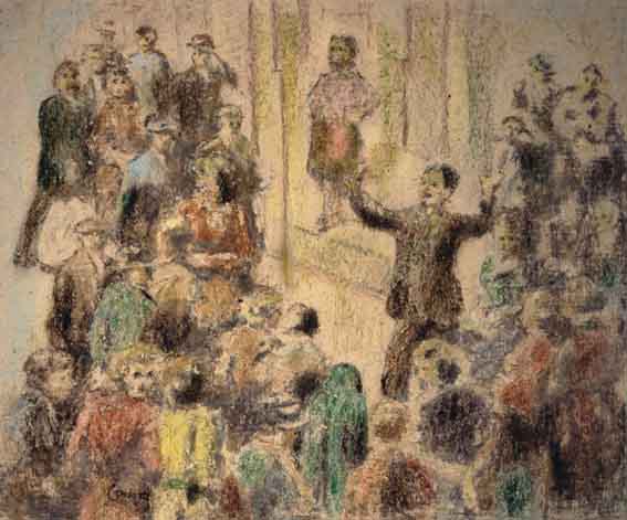 THE PREACHER by William Conor OBE RHA RUA ROI (1881-1968) at Whyte's Auctions