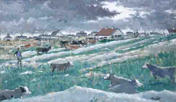 BALLYCONNEELY, 1976 by Maurice MacGonigal PRHA HRA HRSA (1900-1979) PRHA HRA HRSA (1900-1979) at Whyte's Auctions