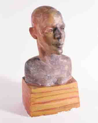 HEAD OF A WOMAN by Brian Bourke HRHA (b.1936) HRHA (b.1936) at Whyte's Auctions