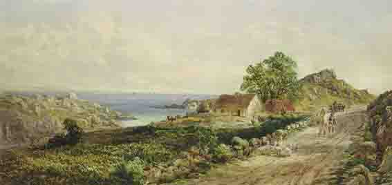 THE COAST ROAD by John Faulkner RHA (1835-1894) at Whyte's Auctions