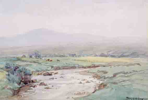 CLAUDY RIVER, NEAR BUNBEG, COUNTY DONEGAL by Frank McKelvey RHA RUA (1895-1974) at Whyte's Auctions