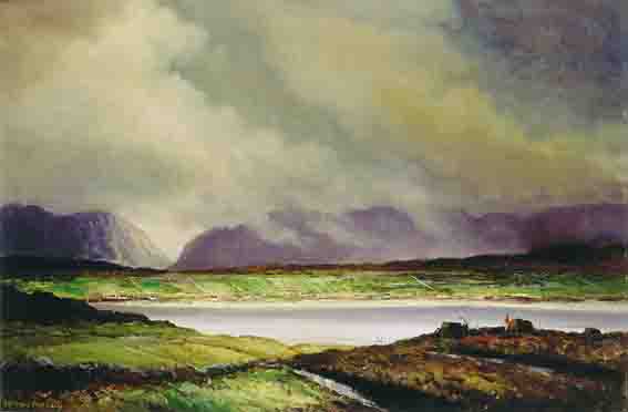 LOUGH INAGH, RECESS, CONNEMARA by Norman J. McCaig sold for �4,800 at Whyte's Auctions