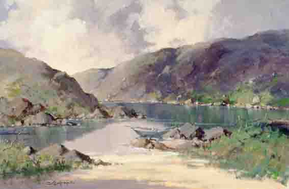 AT KILLARY, CONNEMARA, COUNTY GALWAY by George K. Gillespie RUA (1924-1995) at Whyte's Auctions
