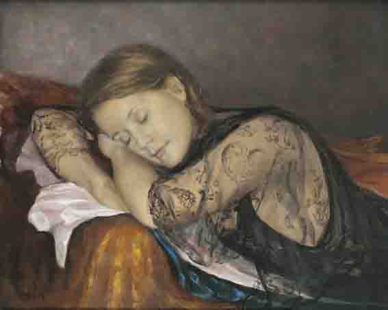 MODEL SLEEPING by Ken Hamilton (b.1956) at Whyte's Auctions