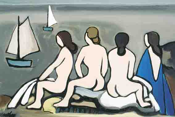 THE BATHERS by Markey Robinson sold for 7,700 at Whyte's Auctions