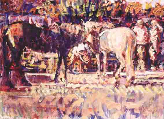 HORSE FAIR by Arthur K. Maderson (b.1942) at Whyte's Auctions
