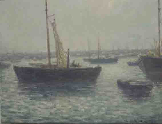 FISHING BOATS by William Mason (1906-2002) (1906-2002) at Whyte's Auctions