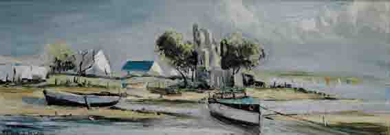 SKETRICK ISLAND, COUNTY DOWN by Norman J. McCaig (1929-2001) at Whyte's Auctions