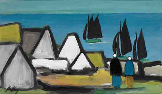 GOING DOWN TO THE HARBOUR by Markey Robinson (1918-1999) (1918-1999) at Whyte's Auctions