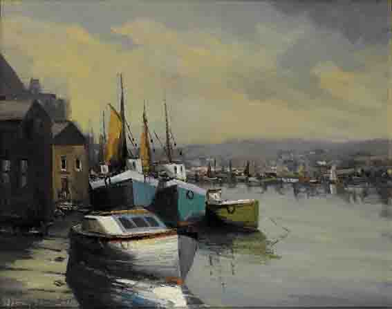TRAWLERS, KILKEEL by Norman J. McCaig (1929-2001) at Whyte's Auctions
