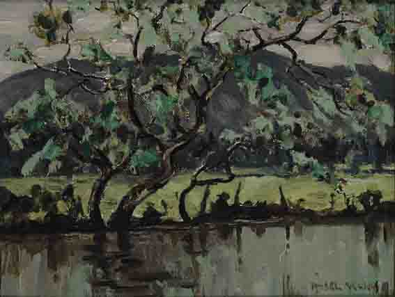 A RIVER IN SPRING TIME by Mabel Young RHA (1889-1974) at Whyte's Auctions