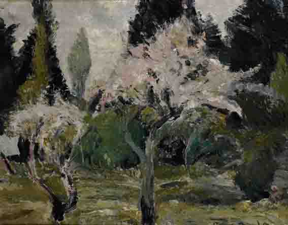 CHERRY BLOSSOMS by Ronald Ossory Dunlop RA RBA NEAC (1894-1973) RA RBA NEAC (1894-1973) at Whyte's Auctions