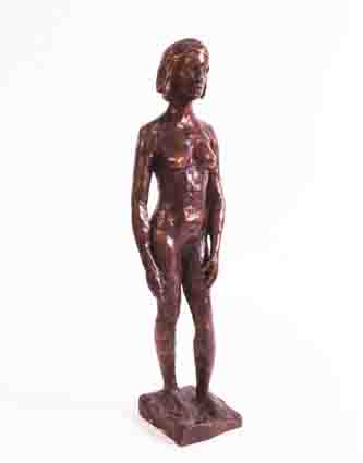 STANDING GIRL by Elizabeth le Jeune (b.1952) (b.1952) at Whyte's Auctions