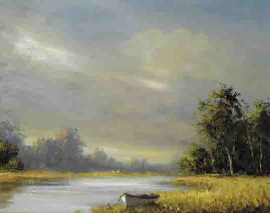 EVENING ON THE SHANNON by Norman J. McCaig (1929-2001) (1929-2001) at Whyte's Auctions